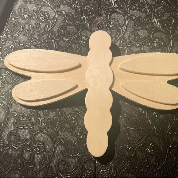 NEW Dragonfly Wooden Natural Unfinished Do It Yourself Ready to Paint & Decorate - Picture 3 of 5